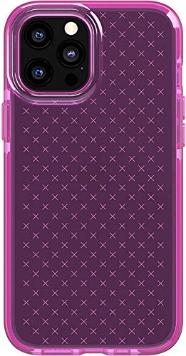 Tech21 Evo Check Phone Case For Apple Iphone 12 Pro Max 5g With 12 Ft Drop Protection, Mystical Fuchsia