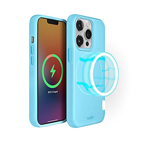 Laut Huex Pastel Case With Magsafe Compatible With Iphone 13 Pro Max (6.7") | Silky Smooth | Tactile Buttons • Baby Blue