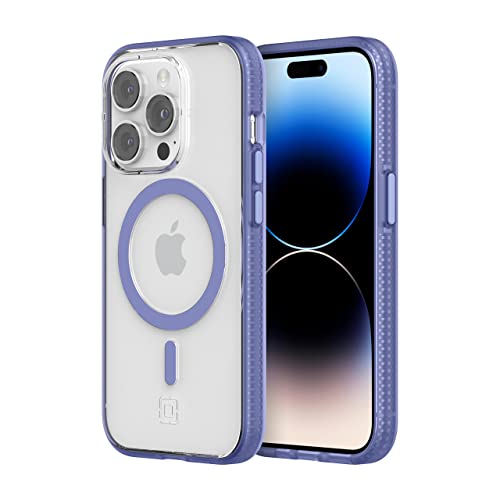 Incipio Idol For Magsafe Series Case For Iphone 14 Pro, Minimalist And Sustainable Protection Misty Lavender/Clear (Iph-2029-Mlc)