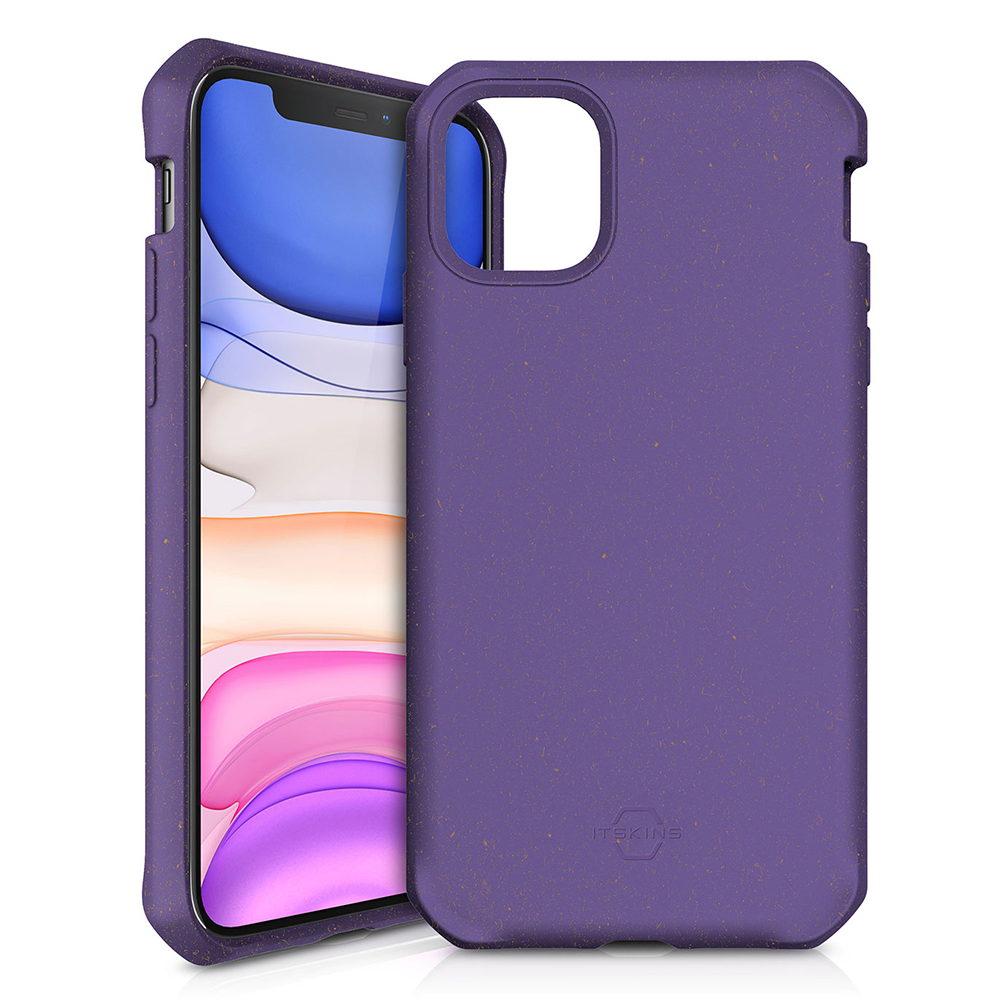 Itskins Feroniabio Terra Biodegradable Case For Apple Iphone 11 Purple