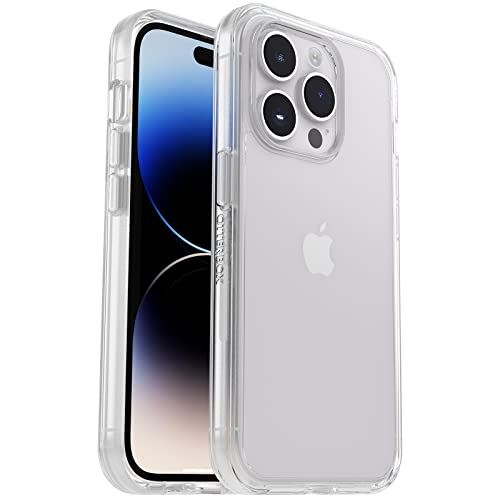 Otterbox Iphone 14 Pro (Only) Symmetry Series Case Clear , Ultra-Sleek, Wireless Charging Compatible, Raised Edges Protect Camera & Screen