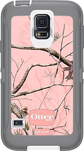 Otterbox [Defender Series] Samsung Galaxy S5 Case Retail Packaging Protective Case For Galaxy S5 Ap Pink (White/Gunmetal Grey Ap Pink)