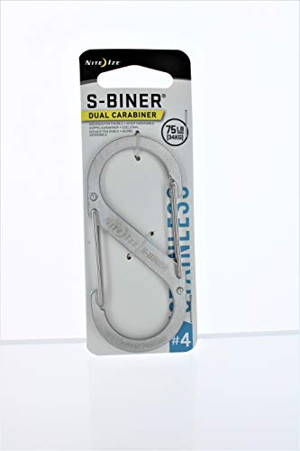 Nite Ize S-Biner, Size 4, Silver