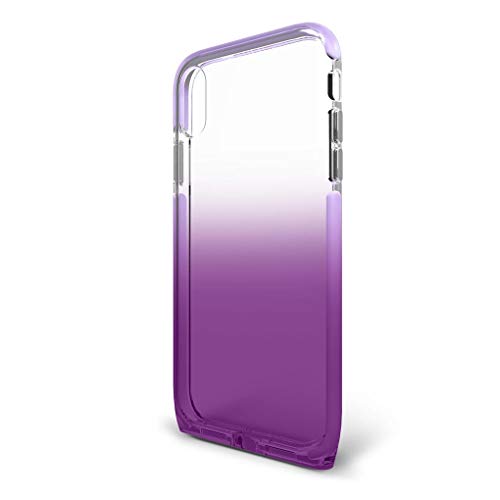 Bodyguardz Harmony Case For Apple Iphone Xs/X (Clear/Purple), Extreme Impact And Scratch Protection For Iphone Xs/Iphone X (Amethyst)