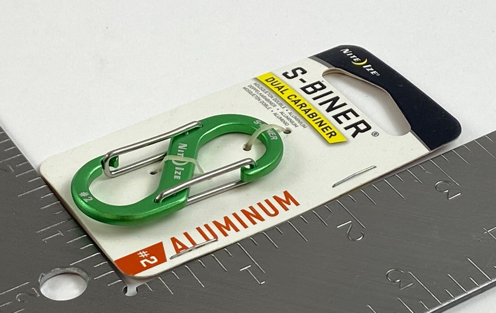 Nite Ize S-Biner Dual Carabiner Aluminum #2 Green