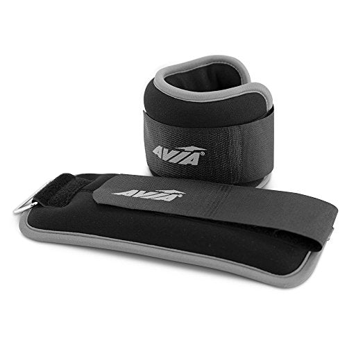 Avia Fitness 2 Lb. Ankle Weights Grey (Available In More Colors) Open Box