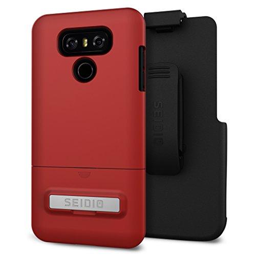 Seidio Surface Combo Case For Lg G6 Dark Red/Black