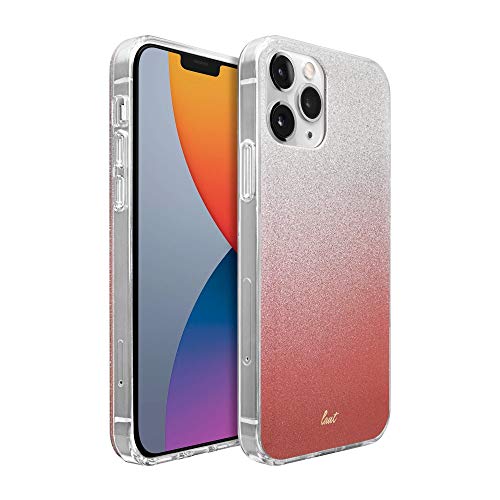 Laut Ombre Sparkle Case For Iphone 12 Pro Max | Glitter Gradient Effect | 4ft./1.2m Impact Protection | Crystal Clear Frame • Peach