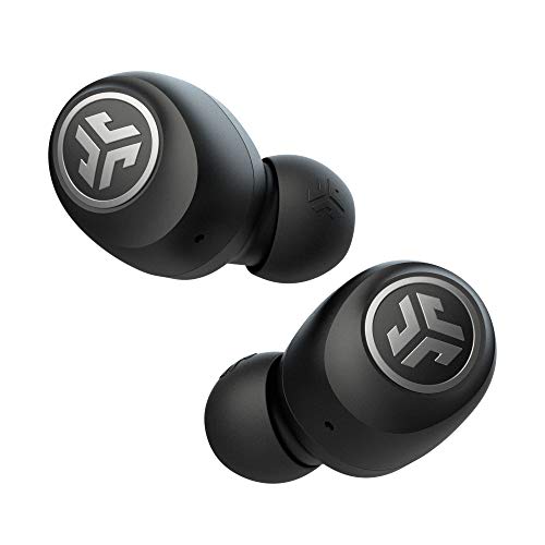 Jlab Go Air True Wireless Bluetooth Earbuds + Charging Case | Black | Dual Connect | Ip44 Sweat Resistance | Bluetooth 5.0 Connection | 3 Eq Sound Settings: Jlab Signature, Balanced, Bass Boost