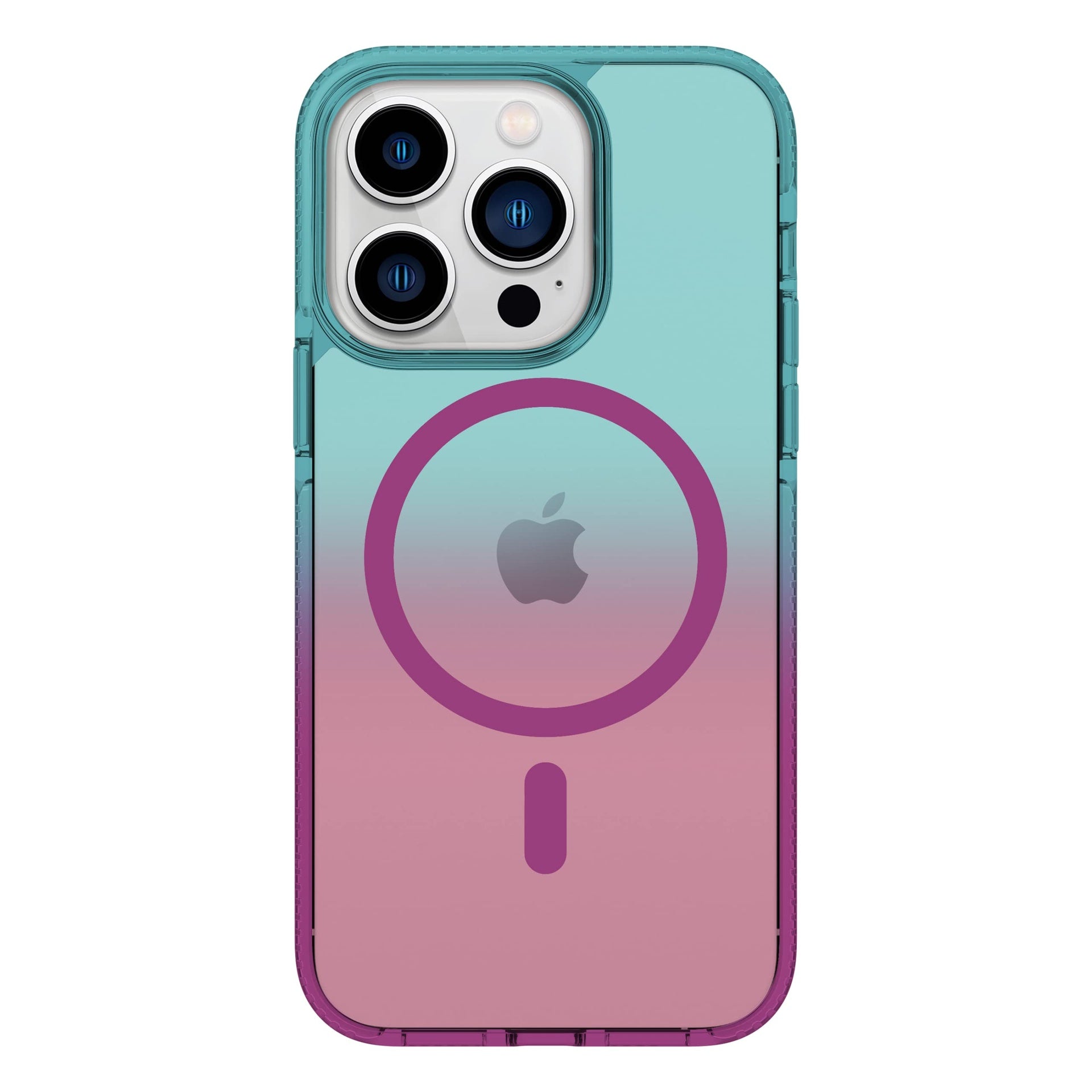 Prodigee Iphone 14 Pro Safetee Flow Space + Mag |Multicolor Translucent|Drop Tested|Dual Layer Cover| Wireless Charging Compatible|Shockproof |Scratch Resistant | 6.1 Inch |