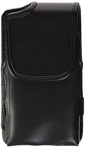 Sonim Oem Genuine Leather Made In Usa For Sonim Xp8 Pouch With Metal Clip, Compatible With Xp8 Black