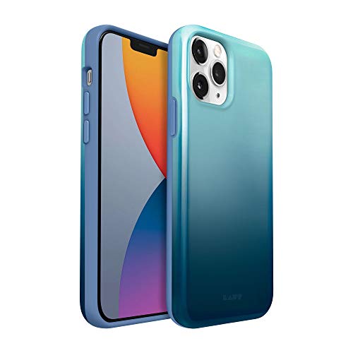 Laut Huex Fades Case Compatible With Iphone 12 / Iphone 12 Pro | Holographic Finish | 13ft./4m Impact Protection| Color Fade Design • Electric Blue