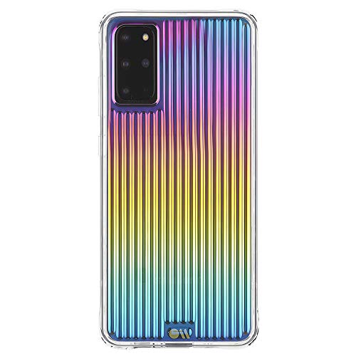 Case-Mate Tough Groove Iridescent Case For Samsung Galaxy S20+ | S20 Plus 5g Compatible 6.7 Inch Iridescent