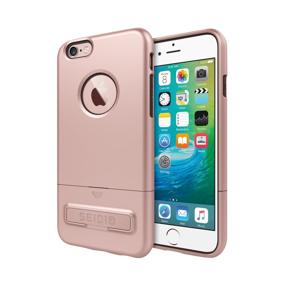 Seidio Cell Phone Case For Apple Iphone 6+/6s+ Rose Gold/Gray