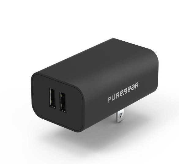 Puregear 24w Dual Usb-A Wall Charger Black