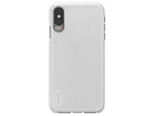 Gear4 Battersea Hardback Phone Case With Advanced Impact Protection [ Protected By D3o ], Glass Back Protection, Compatible With Iphone Xs Max White