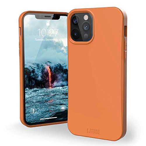 Urban Armor Gear Uag Designed For Iphone 12 Case/Iphone 12 Pro Case [6.1-Inch Screen] 100% Biodegradable 100% Compostable 100% Mindful Eco-Friendly Slim Outback Biodegradable Protective Cover, Orange