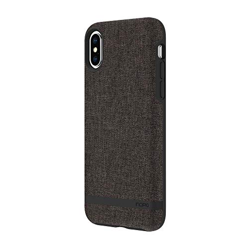 Incipio Carnaby Iphone Xs Case [Esquire Series] With Co-Molded Design And Ultra-Soft Cotton Finish Iphone Xs Gray (Iph-1783-Gry)