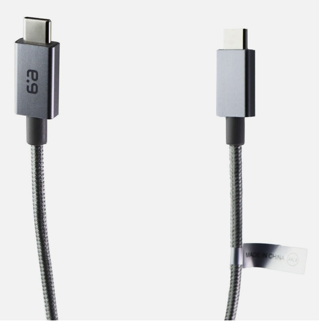 Puregear 4-Foot Braided Usb-A To (Usb-C) Charging Cable Gray