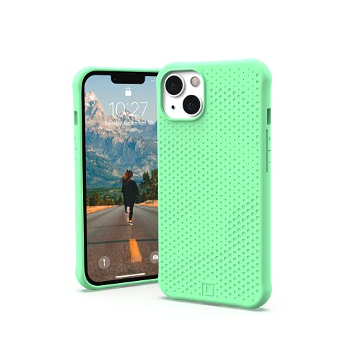 Urban Armor Gear [U] By Uag Designed For Iphone 13 Case Green Spearmint Dot Slim Fit Lightweight Stylish Pattern Impact Resistant Protective Phone Cover, [6.1 Inch Screen]