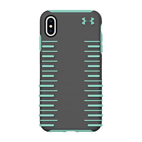 Under Armour Phone Case | For Apple Iphone Xs Max | Under Armour Ua Protect Grip 2.0 Case With Rugged Design And Drop Protection Graphite/Crystal