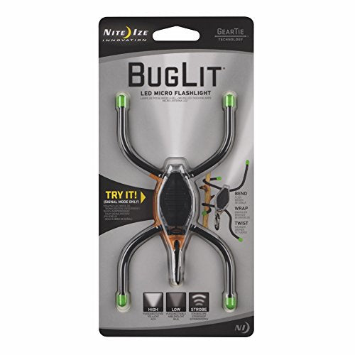 Nite Ize Buglit Black / Lime One Size