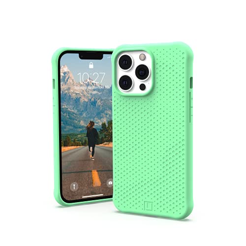 Urban Armor Gear [U] By Uag Designed For Iphone 13 Pro Case Green Spearmint Dot Slim Fit Lightweight Stylish Pattern Impact Resistant Protective Phone Cover, [6.1-Inch Screen]