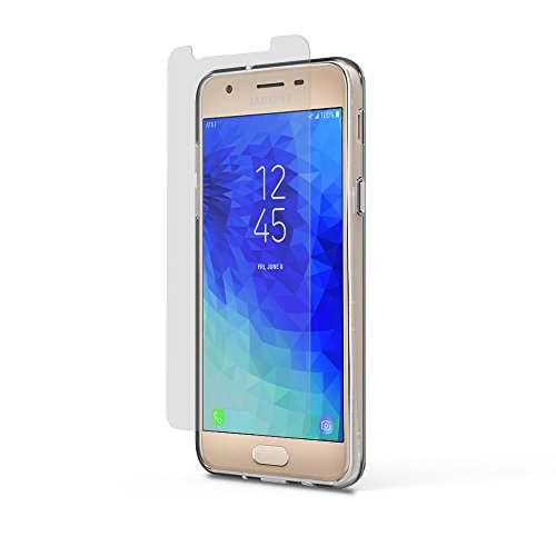 Puregear Samsung Galaxy J3 (2018) Tempered Glass Protector W/Easy Install Alignment Tray And Pure Pledge Program ($100 Reimbursement Toward The Repair Of Broken Screen Guarantee)