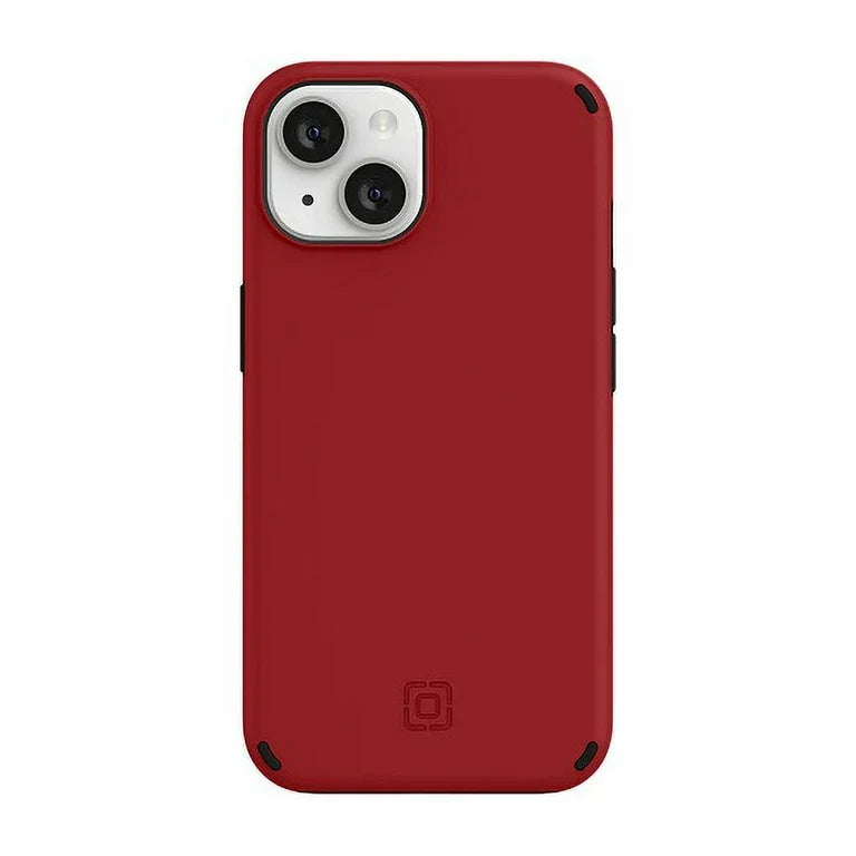 Incipio Duo Series Case For Iphone 14, 12-Ft. (3.7m) Drop Defense Scarlet Red/Black (Iph-2032-Scrb)