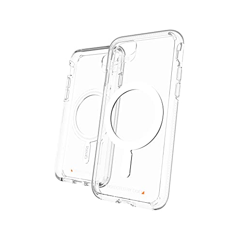 Gear4 Zagg Crystal Palace Snap Case For Iphone Se 2022 Magsafe Compatible Advanced Impact Protection Integrated D3o Technology Transparent Finish, Clear, 702009621