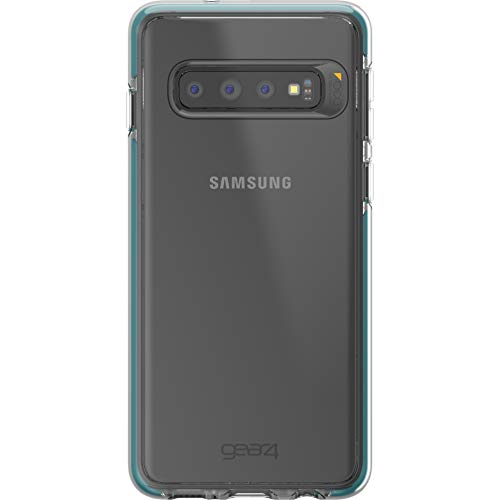 Gear4 Piccadilly Clear Case With Advanced Impact Protection [ Protected By D3o ], Slim, Tough Design Compatible With Samsung Galaxy S10 – Teal