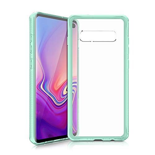 Itskins Hybrid Frost Protective Phone Case For Galaxy S10 Plus Tiffany Green And Transparent