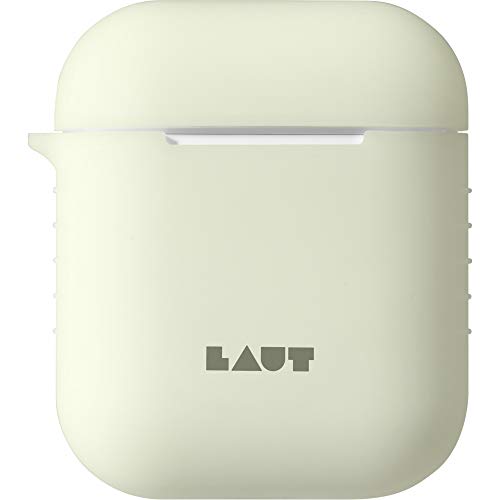 Laut Pod For Airpods Charging Case | Slim Protective | Silicone Rubber | Easy Grip | Anti-Scratch (Glow In The Dark)