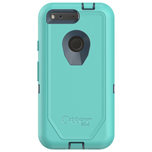 Otterbox 77-54256 Defender Series Case For Google Pixel (5" Version Only) Retail Packaging Borealis (Temptest Blue/Aqua Mint)