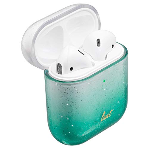 Laut Ombre Sparkle For Airpods 2 And 1 Charging Case | Glittering |Anti-Scratch | Ultra Lightweight | Front Led Visible (Mint)