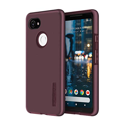 Incipio Dualpro Google Pixel 2 Xl Case With Shock-Absorbing Inner Core & Protective Outer Shell For Google Pixel 2 Xl Merlot