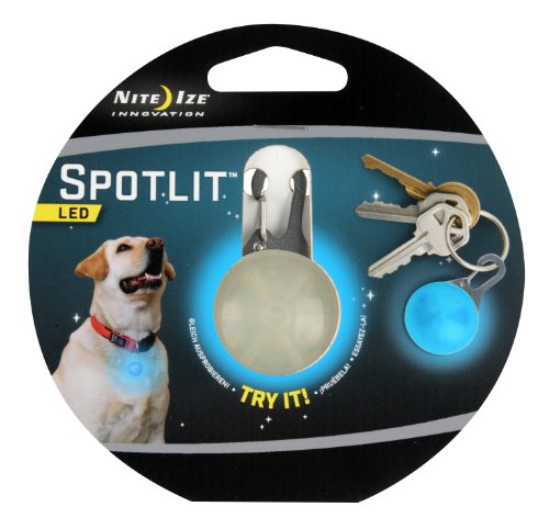 Spotlit Led Carabiner Light Blue