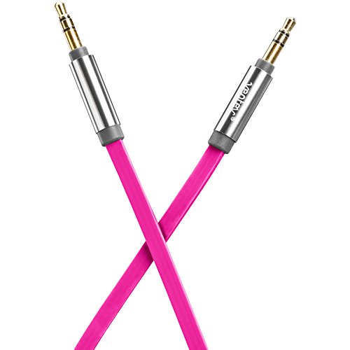 Ventev Auxcable, 4' Data Cable For Aux Port Compatible Devices Retail Packaging Pink