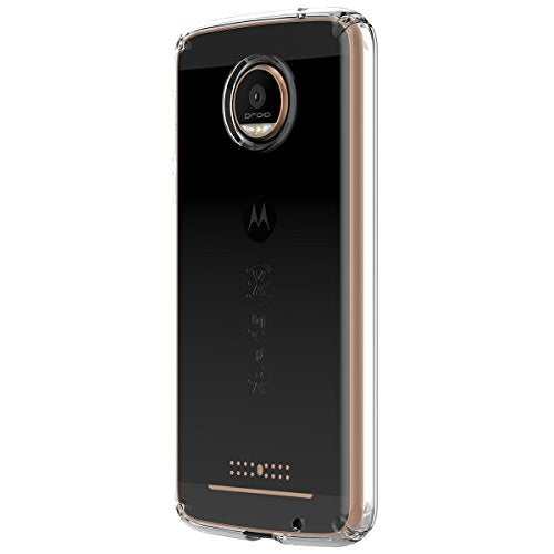 Speck Products Candyshell Clear Case For Moto Z Force Droid Smartphone, Clear/Clear