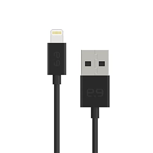 Puregear Usb-A To Lightning Cable Cord, Mfi Certified Lightning To Usb A Cable Power Fast Charging For Apple Iphone 13 12 11 Pro Max Xs Xr X 8 7 Plus 6s Se, Ipad, Black,10ft With Lifetime Replacement