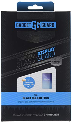 Gadget Guard Black Ice Edition Tempered Glass Screen Guard For Samsung Galaxy Tab E 8.0 Clear