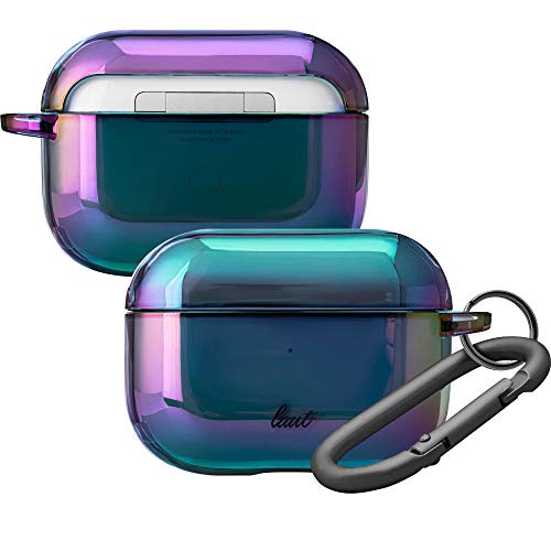 Laut Holo Case For Airpods Pro |Iridescent Finish | Anti Scratch | Carabiner Included • Midnight