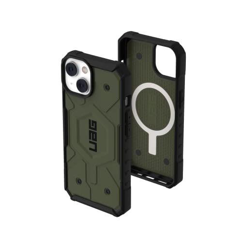 Urban Armor Gear Uag Designed For Iphone 14 Case Green Olive 6.1" Pathfinder Built-In Magnet Compatible With Magsafe Charging Slim Lightweight Shockproof Dropproof Rugged Protective Cover