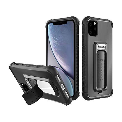 Scooch Wingman Kickstand Case Compatible With Iphone 11 Pro (Not Iphone 11) Case [10 Ft Drop Protection] [Two-Way Stand] Protective Cover, Works With Magnetic Car Mount (Black)