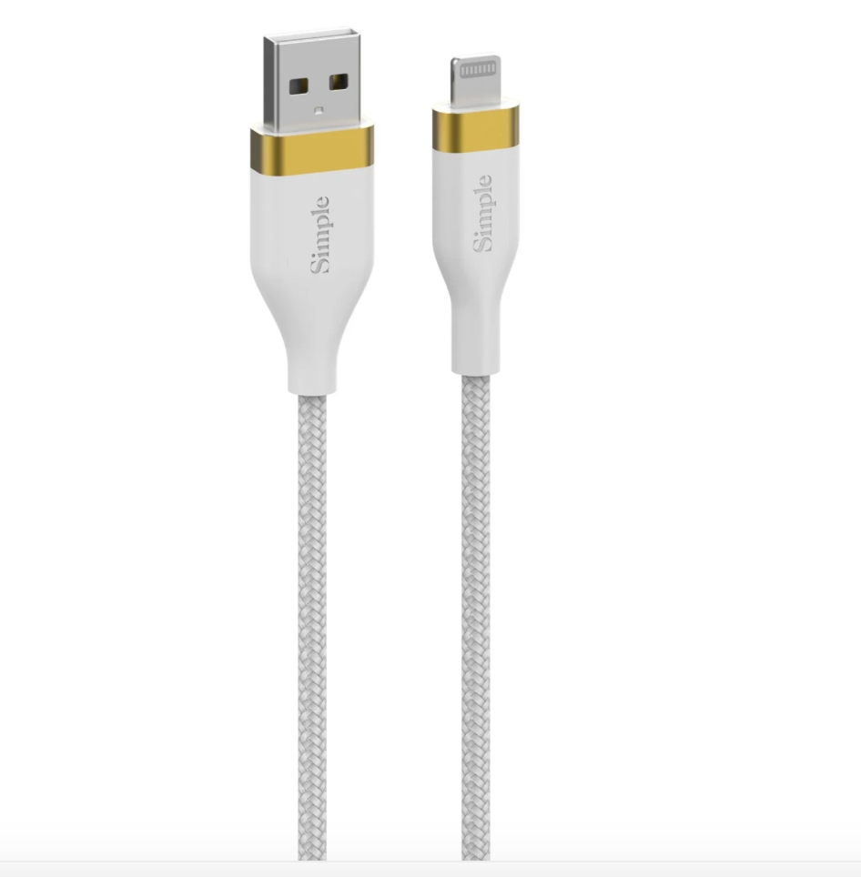 Simple 6 Ft Usb-A Cable With Lightning Connector