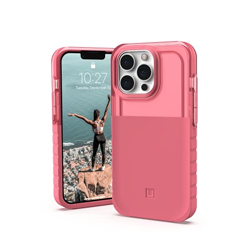 [U] By Uag Designed For Iphone 13 Pro Case Red Clay Dip Slim Lightweight Stylish Trendy Translucent Shock Absorbing Pc Tpu Modern Protective Phone Cover, [6.1-Inch Screen]