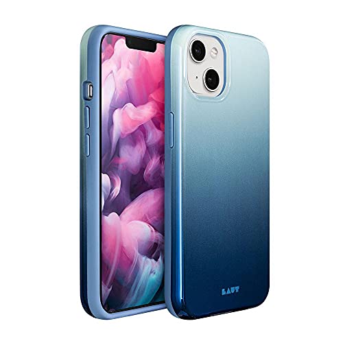 Laut Huex Fade Case Compatible With Iphone 13 (6.1") | Iridescent Finish | Bold Colorful Design • Electric Blue