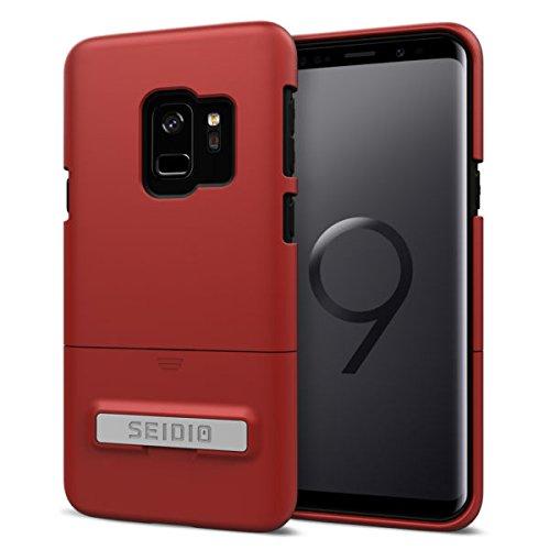 Seidio Surface With Kickstand For Samsung Galaxy S9 (Dark Red /Black)