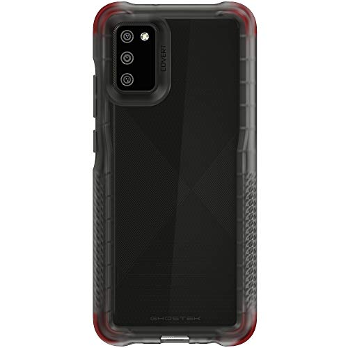 Ghostek Covert Galaxy A02s Case With Clear Slim Fit Design And Anti-Slip Grip Bumper Premium Shockproof Protection Thin Protective Phone Cover Designed For 2021 Samsung Galaxy A02 S (6.5 Inch) (Smoke)