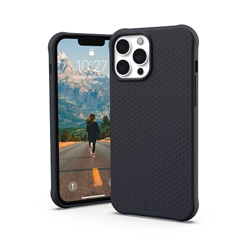 [U] By Uag Designed For Iphone 13 Pro Max Case Black Dot Slim Fit Lightweight Stylish Pattern Impact Resistant Protective Phone Cover, [6.7 Inch Screen]